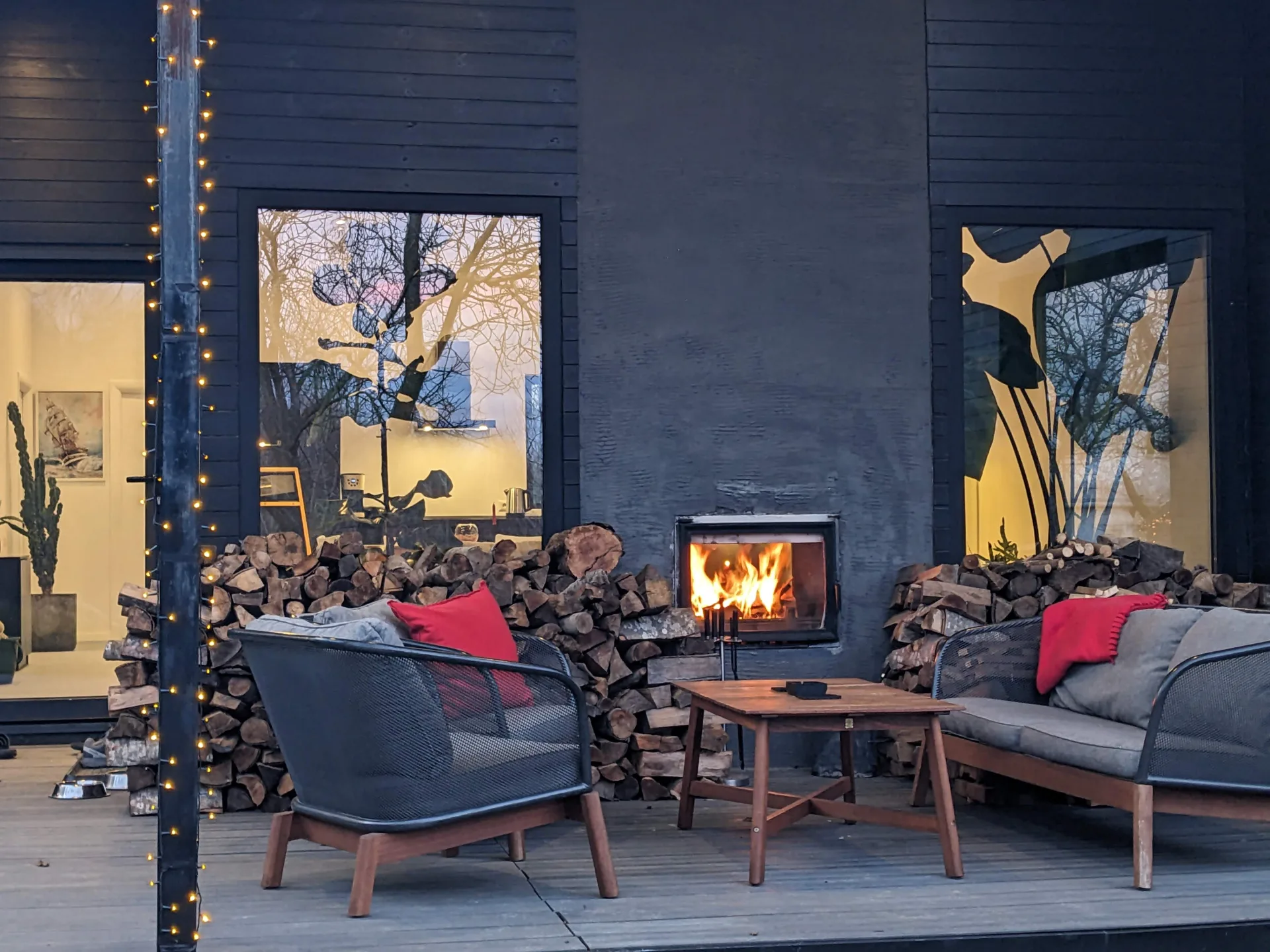 Black Walnut House (cozy indoor/outdoor fireplace) - imagine 11